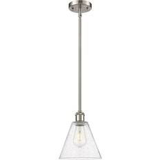 Innovations Lighting Berkshire Brushed Satin Nickel/Seedy Pendant Lamp 8"