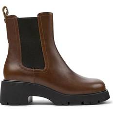 47 ½ - Damen Chelsea Boots Camper Mila - Brown