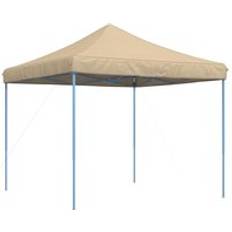 vidaXL Foldable Party Tent Pop-Up Beige 292x292x315 cm