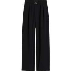 XXS Hosen & Shorts H&M Elegant Decorative Bridle Trousers - Black