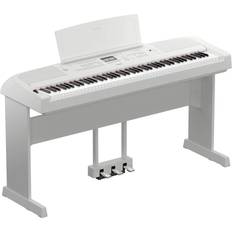 Yamaha DGX-670WH Digital Piano with Stand and Pedals White
