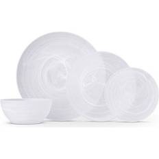 Verre Services de Table Fortessa La Jolla White Dinner Set 16pcs