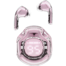 Acefast T8 Digital Display True Wireless Earbuds & Charging Case - Lotus Pink