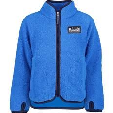 Blå Fleecejakker Didriksons Gibbs Kid's Full-Zip - Caribbean Blue (505577-435)