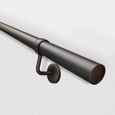 Handrails Handrail kit black stair rail interior use 3600mm matt black
