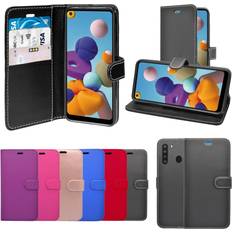 Samsung Galaxy A21 Wallet Flip PU Leather Case