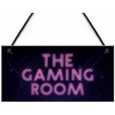 Red Ocean Red Ocean Gaming Room Sign - One Size Wall Decor