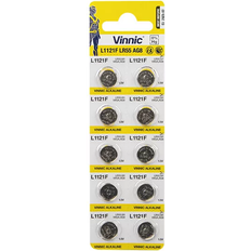 L1121 G8 LR55 Button Coin Alkaline Battery 10-pack