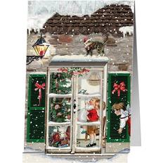 Advent Calendars Coppenrath Cat window 3 d christmas window advent calendar card pop up