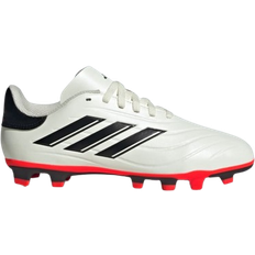 Textile Football Shoes Children's Shoes adidas Junior Copa Pure II Club FG - Ivory/Core Black/Solar Red