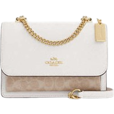 Coach Klare Crossbody Bag In Signature Canvas - Gold/Sand/Chalk