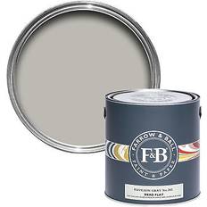 Paint Farrow & Ball 750ml f&b dead flat pavilion no.242 Grey 0.76L
