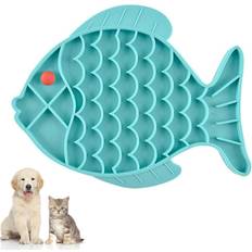 Constructive Eating Pet Slow Feeder Dog Bowls - Blue