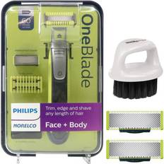 Shavers Philips norelco oneblade face body hybrid electric trimmer bundle