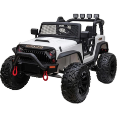 Metal Electric Vehicles Simplie Fun Jeep 24V White