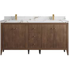 Wood/Nature Vanity Units for Double Basins Willow Collections Atlanta (ATL_TK_DNT_VL_BW_72D)