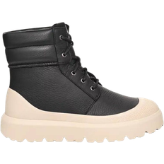 Men - Wool Lace Boots UGG Neumel High Weather Hybrid - Black/Birch