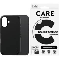CARE by PanzerGlass Feature Case Double Defense Black iPhone 16