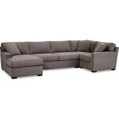 Corner Sofas - Wood Macy's Radley Brown Sofa 6 6 Seater