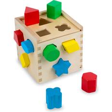 Wooden Toys Baby Toys Melissa & Doug Shape Sorting Cube