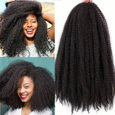 Black Hair Wefts Shein Black Star Marley Hair Afro Kinky Twist Ombre Synthetic Braiding Hair Extensions for Women