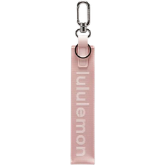 Pink Keychains Lululemon Never Lost Keychain - Flush Pink/White