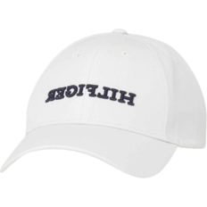 Tommy Hilfiger Monotype Canvas Six Panel Baseball Cap - White