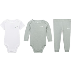 Nike Baby Essentials Bodysuit Set 3pcs - Light Grey (56K732-EDV)