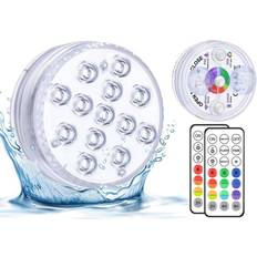 Billiga Solvärmare The Led Flow Poolbelysning fjärrkontroll 2-Pack