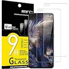 2 Pack, skärmskydd i glas för OnePlus Nord, bubbelfri, 9H hårdhet, 0,33 mm ultratransparent, ultrabeständigt härdat glas