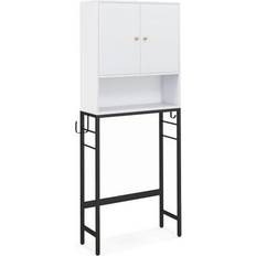 Bathroom Cabinets Costway Over The Toilet Storage Cabinet 2 Doors