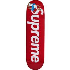 Planches à roulettes Supreme Smurfs Skateboard Red