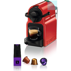 Krups Nespresso Inissia Coffee Capsule Machine 0.7 Liters Ruby Red