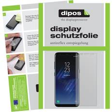 Screen Protectors Dipos 2 2x screen protector for samsung galaxy s8 protection anti glare