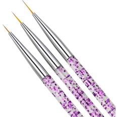 Nagelpenslar & Dotting tools Otego 3st nagelpenslar för nail art