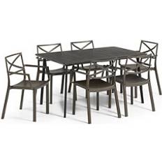 Keter Patio Dining Sets Garden & Outdoor Furniture Keter Grey Metal 6 - One Size Patio Dining Set