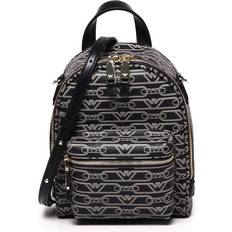 Emporio Armani Mini Crossbody Taske med Monogram Logo - Sort