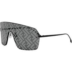 Fendi Sunglasses Fendi Smoke Shield Ladies Sunglasses - Black