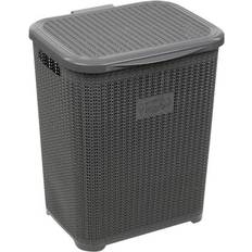 Urbnliving Height 47 Cm Grey Laundry Basket Dirty Clothes