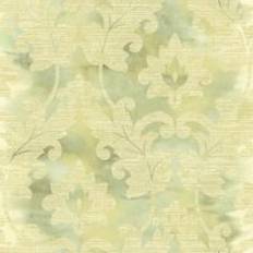 Wallquest Villa Rosa Damask Leaf Lime Wallpaper Floral Leaves Acrylic Coated