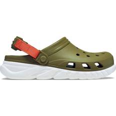 Hombre Zuecos Crocs Duecos Duet Max - Verde/Naranja/Blanco