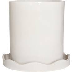 Nami Plant Pot w/Saucer Large Hvid