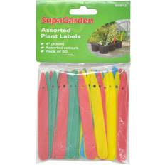 Kasvien tunnisteet SupaGarden Plant Labels Pack of 50 One Size Black