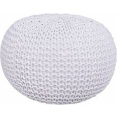 Møbler Alexandra House Living Hvid Polystyren 38 x 30 x 38 cm Siddepuf