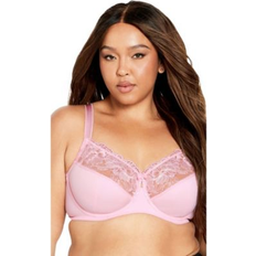 Avenue Clothing Avenue Plus Embroidered Full Support Underwire Bra Sweet pink 50D