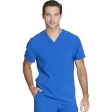 Cherokee Infinity Men Scrubs Top V-Neck Plus CK900A, 4XL, Royal