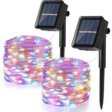 Outdoor Lighting - Solar Cells Christmas Lights LimbO Solar 12M Multicolour Christmas Lamp