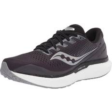 Saucony Men's Triumph 18, Charcoal/White, Wide