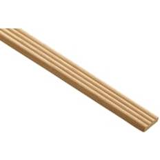 Wickes Light Hardwood Reed Moulding 21 x 6 x 2400 mm Natural