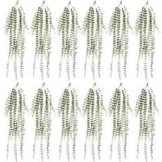 Interior Details Leaf Pack Of 12 x 120 cm Hanging String Of Pearls - Green Artificial Plant